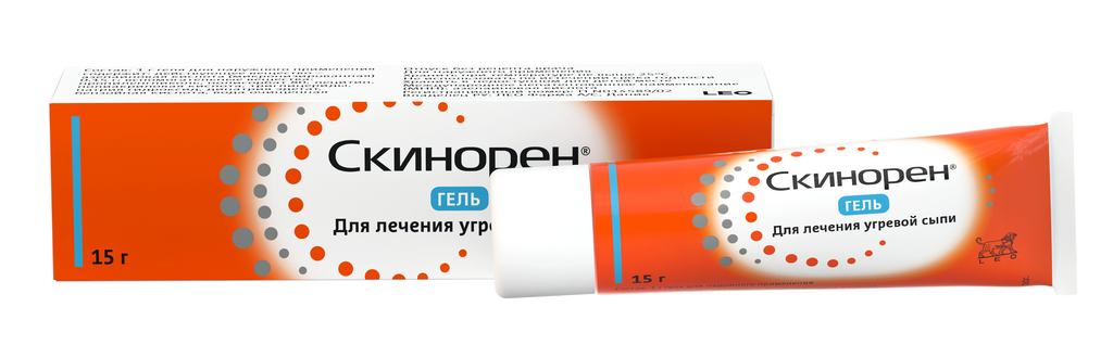 Скинорен, 15%, гель для наружного применения, 15 г, 1 шт.