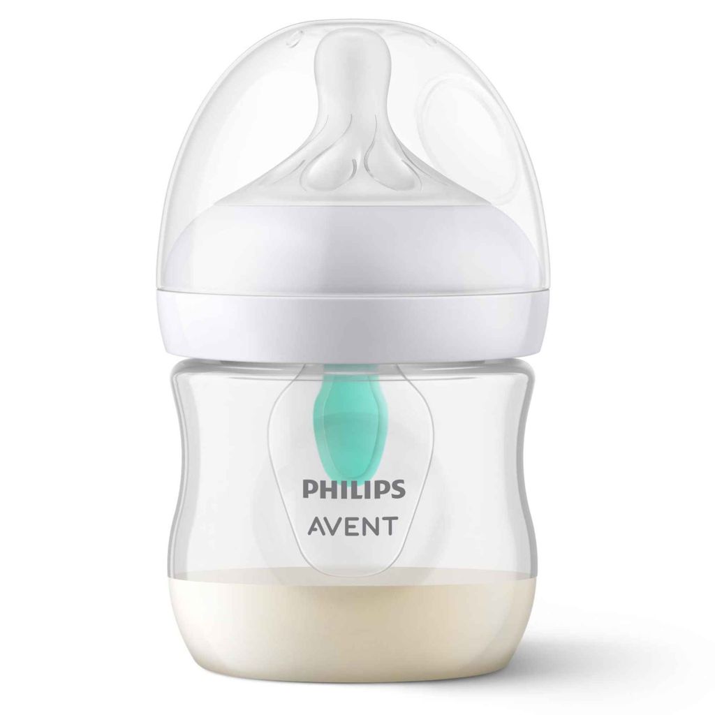 Philips Avent Бутылочка с силиконовой соской Natural Response 0m+, арт. SCY670/02, бутылочка для кормления, медленный поток, 125 мл, 2 шт.