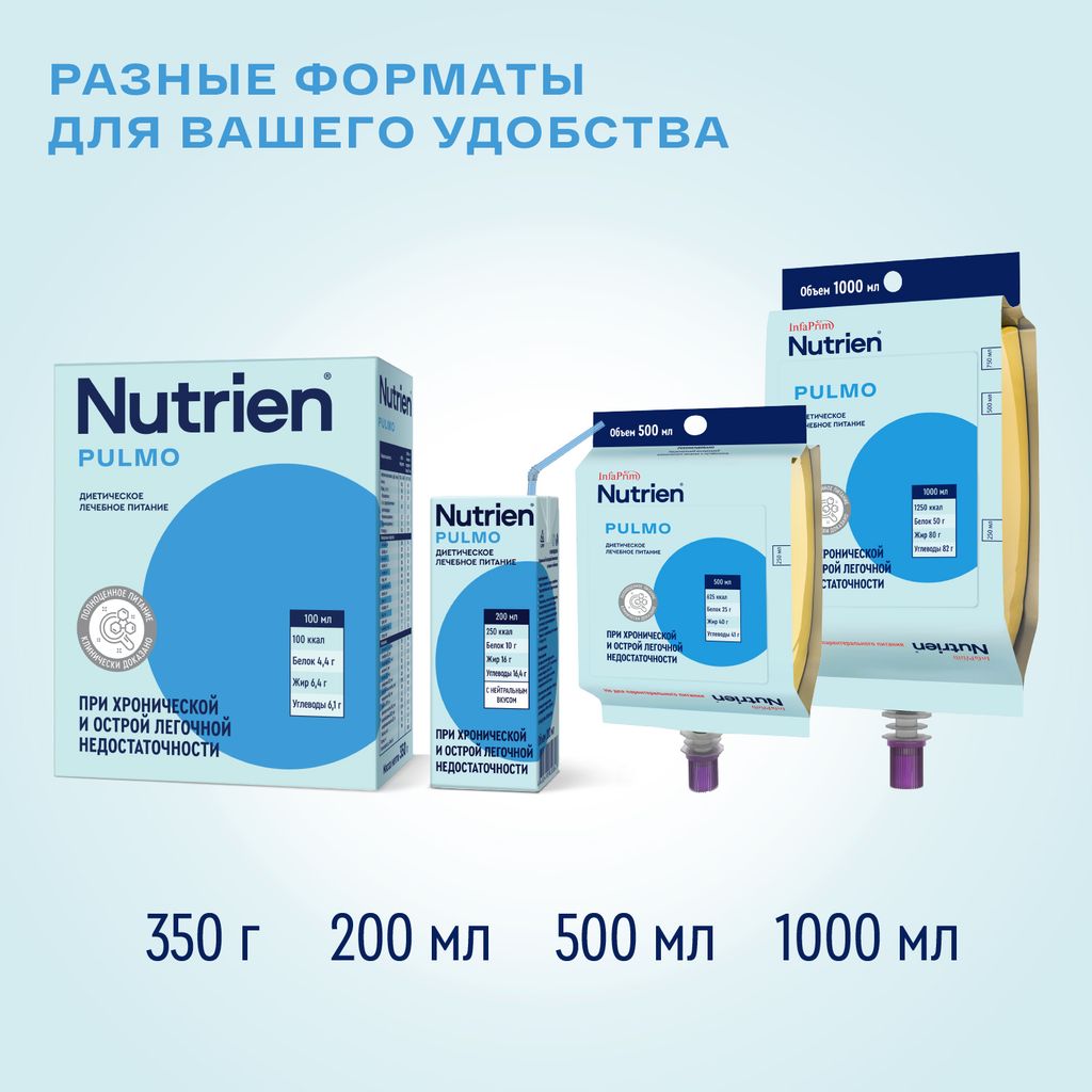 Nutrien Pulmo, смесь сухая, 350 г, 1 шт.