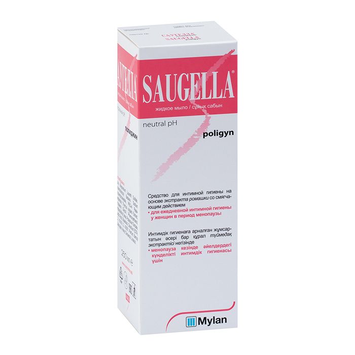 Saugella Poligyn Средство для интимной гигиены, мыло жидкое, 250 мл, 1 шт.