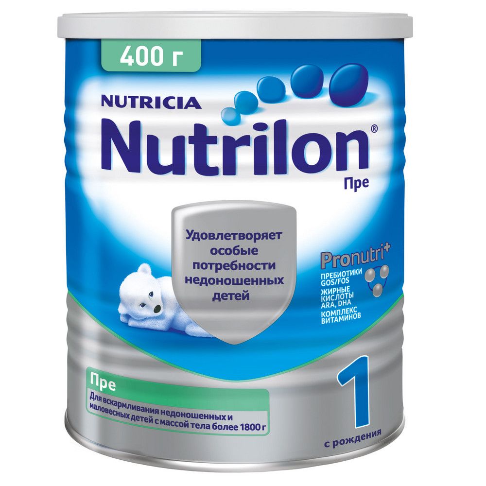 Nutrilon Пре 1, смесь молочная сухая, 400 г, 1 шт.