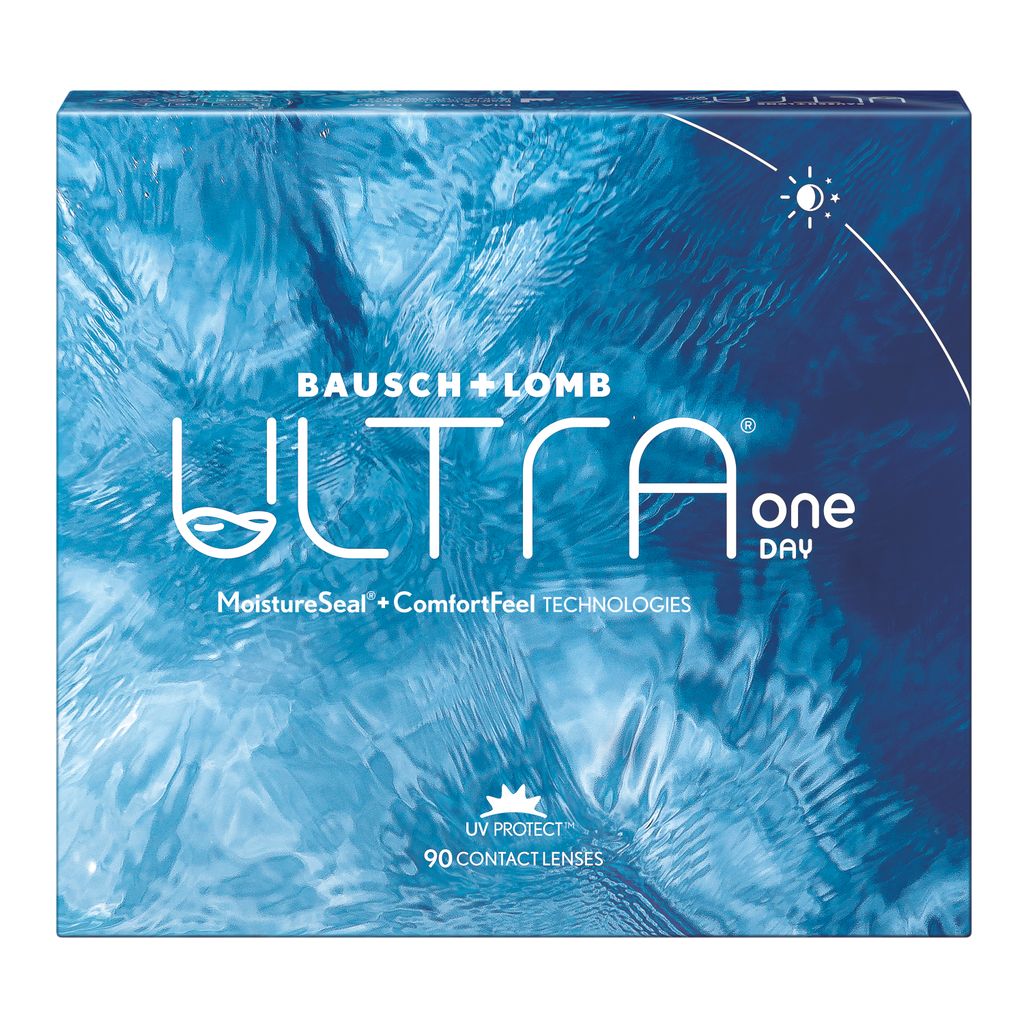 фото упаковки Ultra One Day Мягкие контактные линзы, -3.25, 8.6, 90 шт. фото упаковки Ultra One Day Мягкие контактные линзы