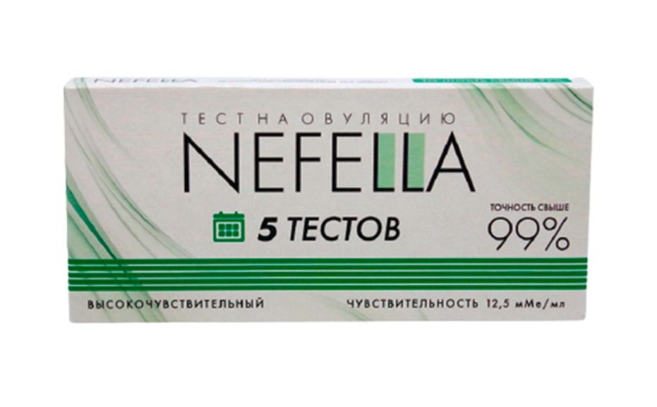 фото упаковки Nefella Тест на овуляцию высокочувствительный