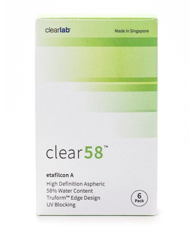 фото упаковки ClearLab Clear 58 Линзы контактные