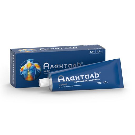 фото упаковки Аленталь, 1.5%, крем для наружного применения, 100 г, 1 шт. фото упаковки Аленталь
