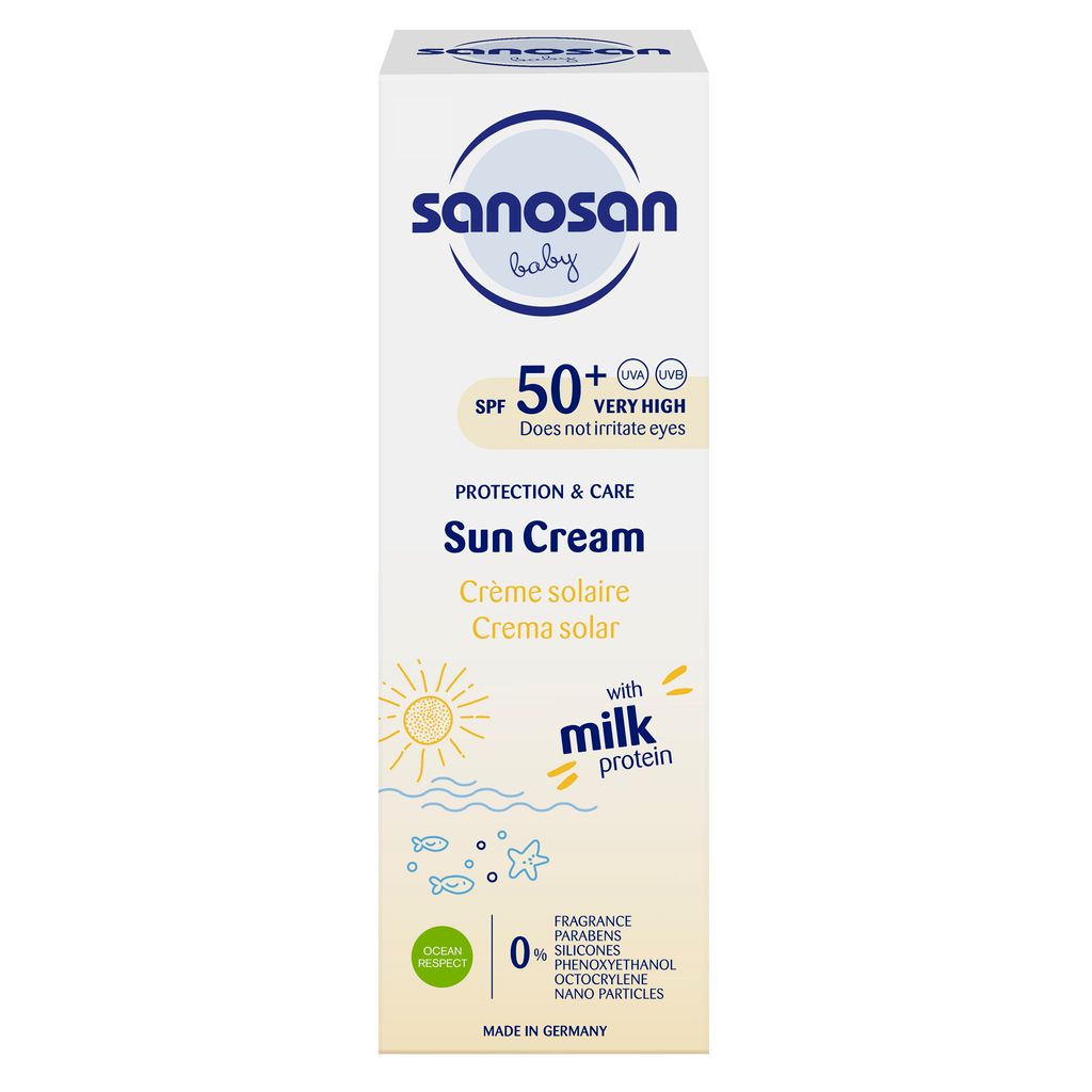 Sanosan Baby Крем солнцезащитный SPF50+, крем, 75 мл, 1 шт.