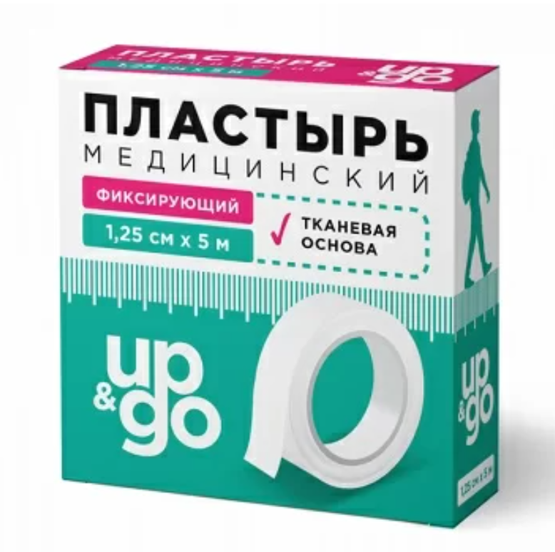 фото упаковки Пластырь медицинский фиксирующий UP&GO