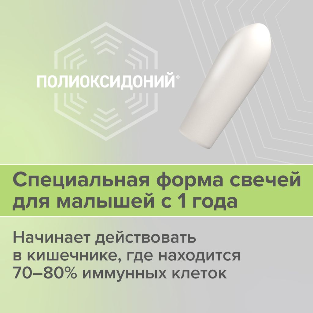 Полиоксидоний, 6 мг, суппозитории вагинальные и ректальные, 10 шт.