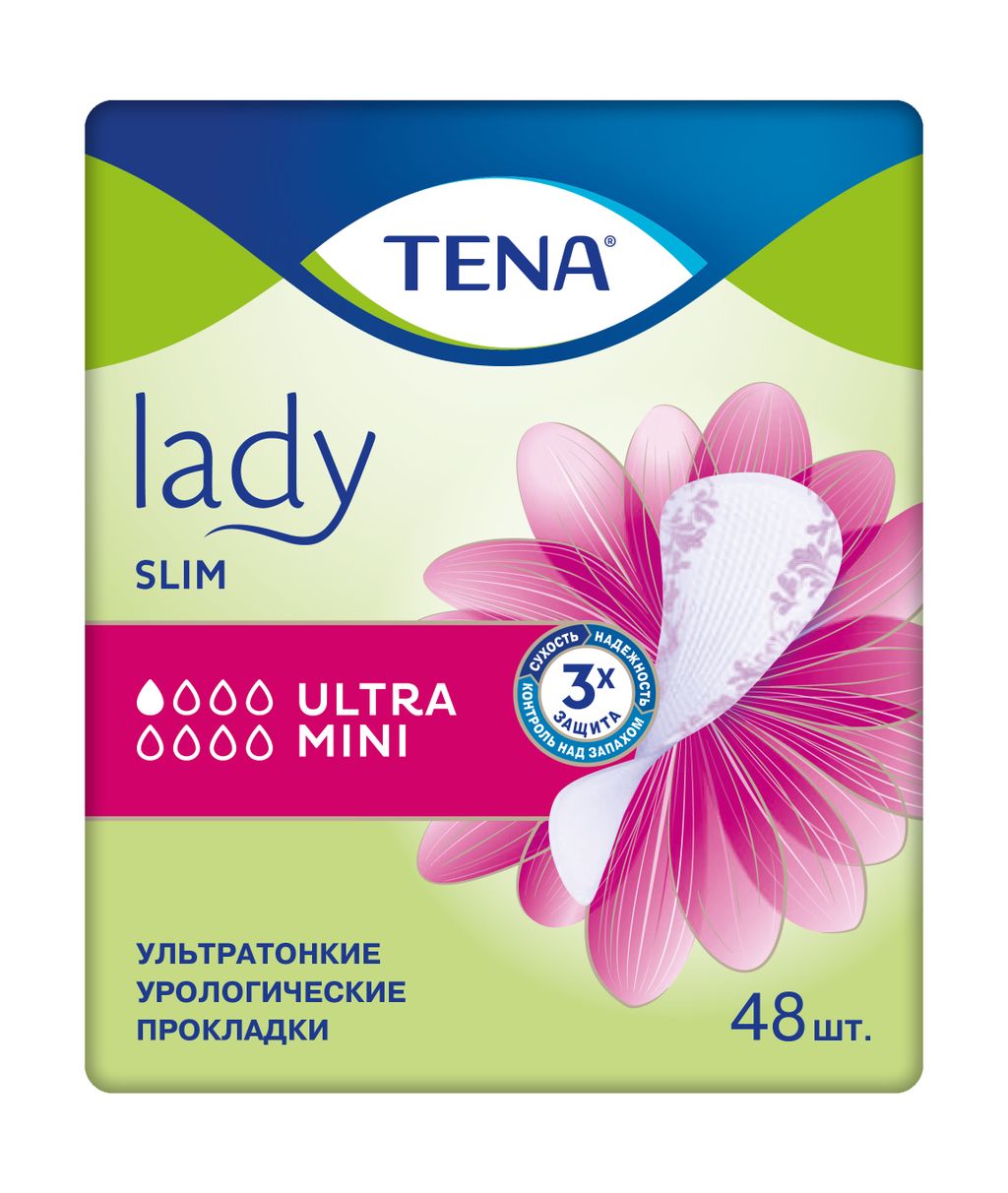 фото упаковки Прокладки урологические Tena Lady Slim Ultra Mini