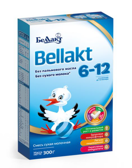 Bellakt смесь молочная 6-12 месяцев, смесь молочная сухая, 300 г, 1 шт.
