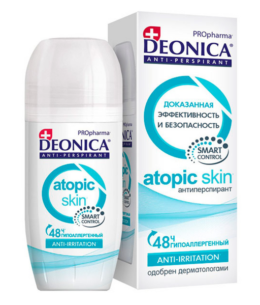 Deonica PROpharma Антиперспирант Atopic skin, антиперспирант ролик, 50 мл, 1 шт.