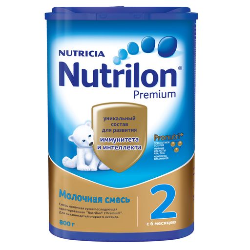 Nutrilon 2 Premium, смесь молочная сухая, 800 г, 1 шт.