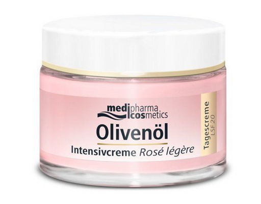 Medipharma Cosmetics Olivenol Крем для лица интенсив Роза дневной, SPF20, крем, легкий, 50 мл, 1 шт.