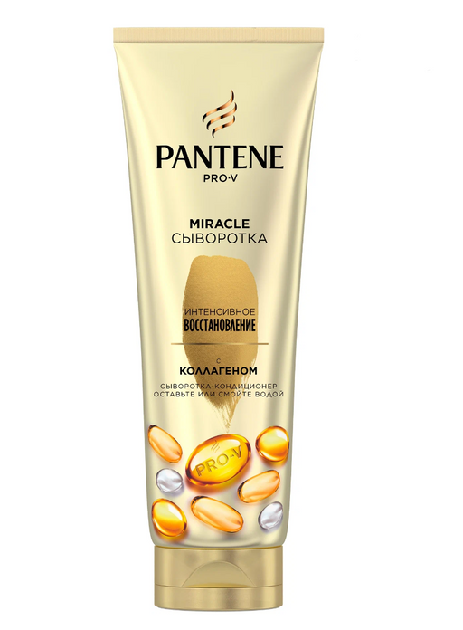 Pantene Pro-V Miracle Сыворотка-кондиционер, сыворотка, восстановление с пептидами коллагена, 200 мл, 1 шт.