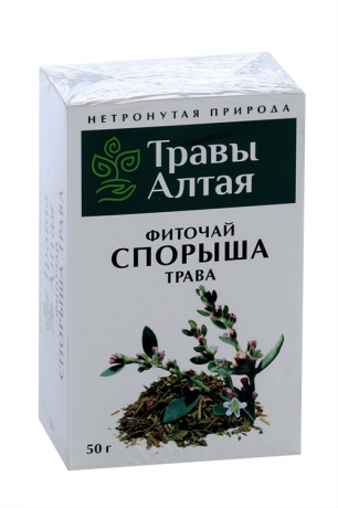 Травы Алтая Фиточай Спорыша трава, сырье растительное, 50 г, 1 шт.