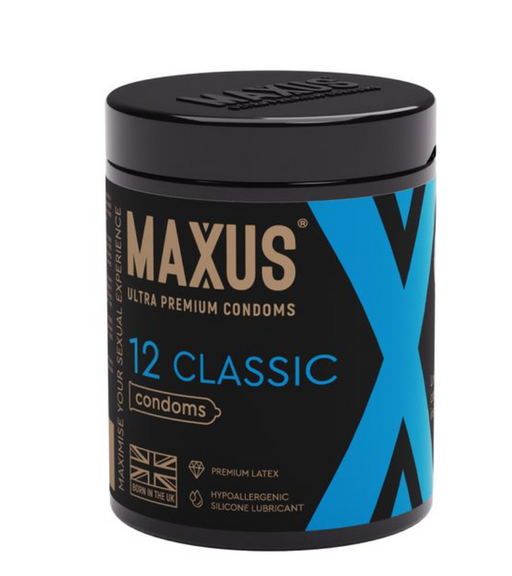 Maxus Classic презервативы классические, презервативы, 12 шт.