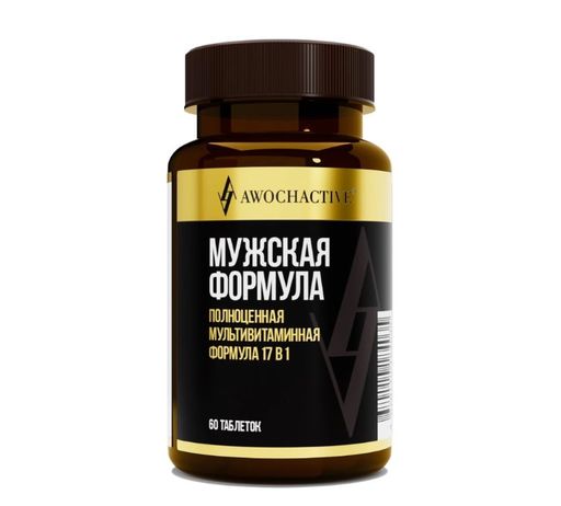Awochactive Витаминно-минеральный комплекс Mens Formula, таблетки, 60 шт.