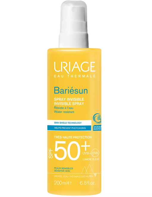 Uriage Bariesun Спрей невидимый SPF50+, SPF50, спрей, 200 мл, 1 шт.