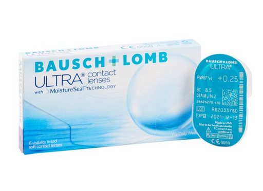 Bausch&Lomb Ultra Контактные линзы плановой замены, BC=8.5 d=14.2, D(-0.75), 6 шт.