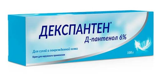 Декспантен крем с Д-пантенолом, 6%, крем для наружного применения, для сухой и поврежденной кожи, 100 г, 1 шт.