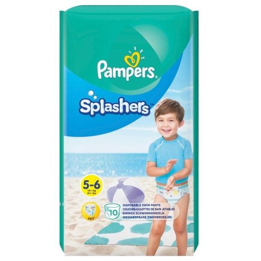 Pampers Подгузники-трусики для плавания, р. 5-6, 14+ кг, 10 шт.